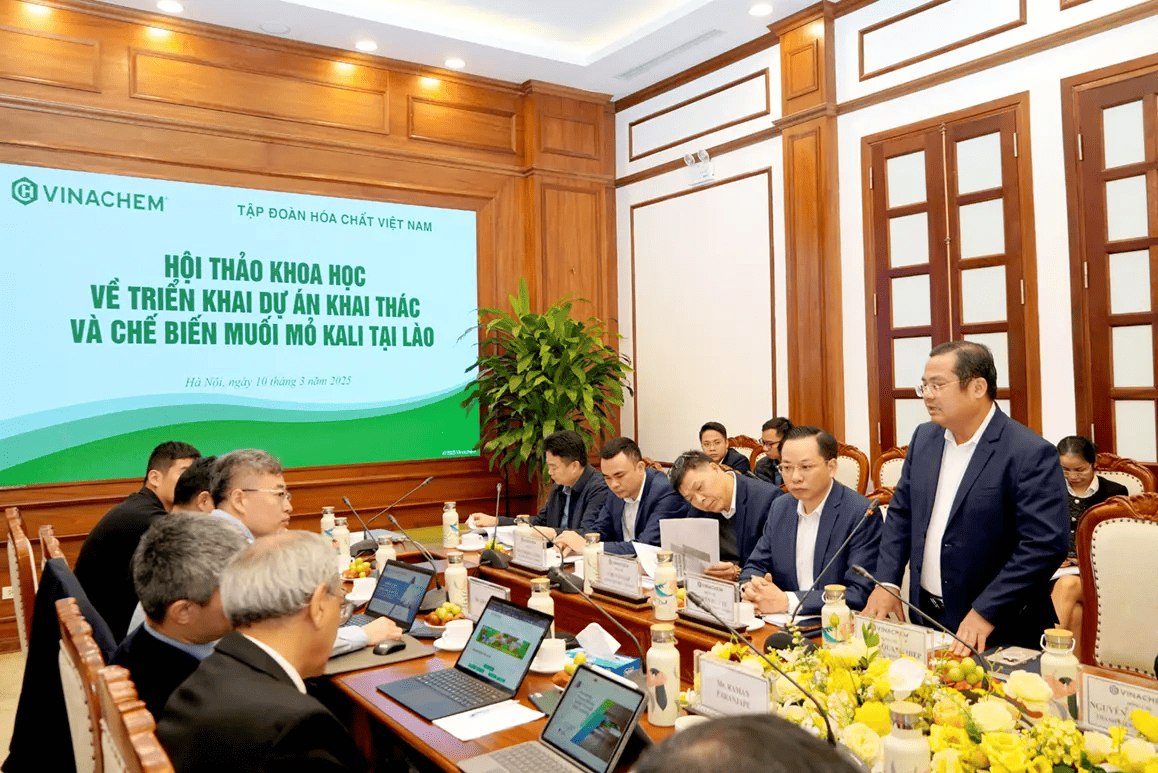 VINACHEM: Hội thảo khoa học về Triển khai Dự án khai thác và chế biến muối mỏ kali tại CHDCND Lào